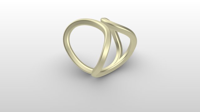 twisted ring 3D-Modell .c4d .max .obj .3ds .fbx .stl .blend 