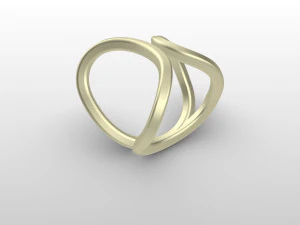 b&uuml;k&uuml;lm&uuml;ş halka 3D Model