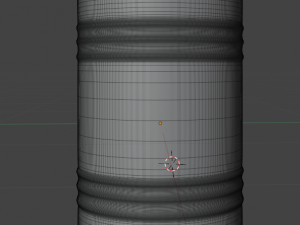 steel barrel with lid Modèle 3D