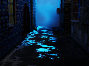 nocne miasto Model 3D