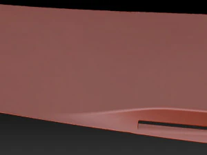 PS5 사이드패널 플레이트 원본 3D 스캔 3D 프린트 모델