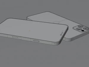 iphone 12 pro max 3D Model