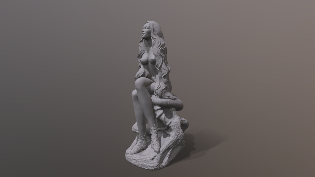 nympf 3D 프린트 모델 .c4d .max .obj .3ds .fbx .stl .blend 