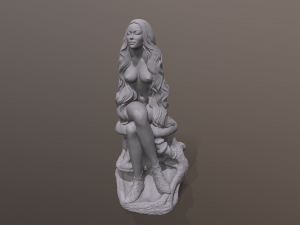nympf 3D 프린트 모델