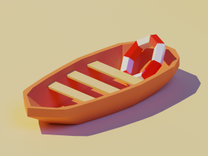 isometric 3d lighthouse by zoe tamago Modèle 3D