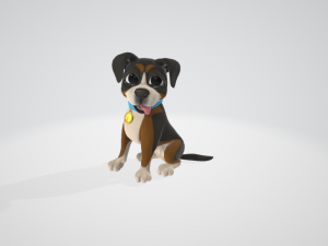 dog animation pac 10 animations 3D 模型