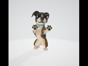 dog animation pac 10 animations Modèle 3D