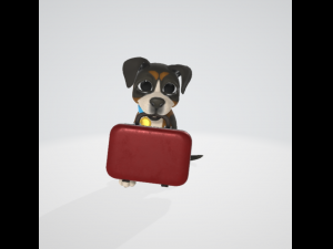 dog animation pac 10 animations Modèle 3D