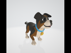 dog animation pac 10 animations Modèle 3D
