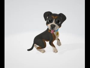 개 애니메이션 팩 10 애니메이션 3D 모델