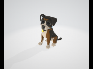 dog animation pac 10 animations Modèle 3D
