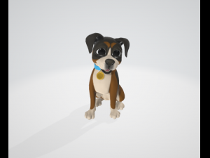 dog animation pac 10 animations Modèle 3D