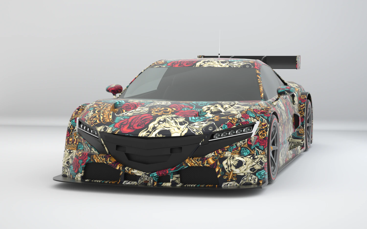 supper car 3D Model .c4d .max .obj .3ds .fbx .stl .blend