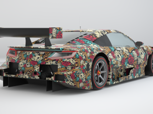 supper car 3D Model