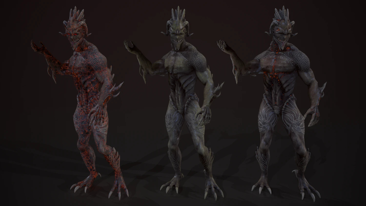 drakonitmonster 3D Model .c4d .max .obj .3ds .fbx .stl .blend 
