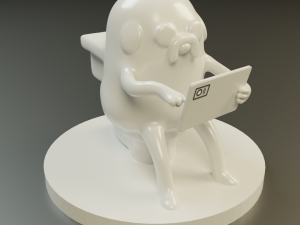 jake toilet Modelo de Impressão 3D