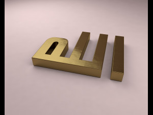 allah gold 3D Model
