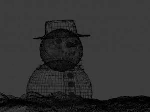 snowman 3D Model