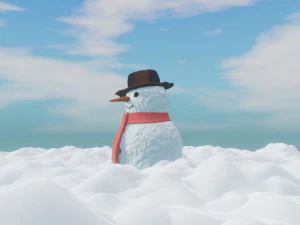 snowman 3D Model