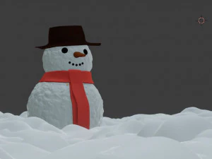 snowman 3D Model