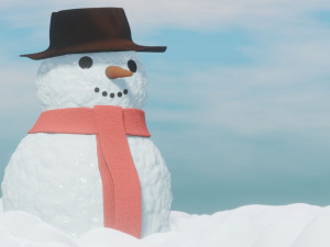 snowman 3D Model
