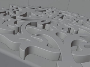vector ornomental Modelo 3D