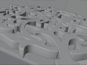vector ornomental 3D Model