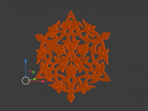 vector ornomental Modelo 3D