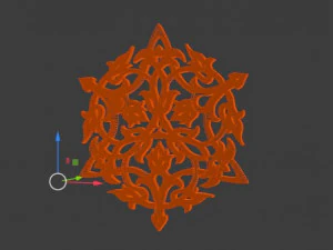 vector ornomental 3D Model