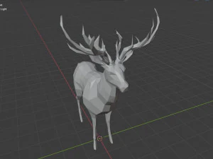 deer lowpoly 3D Model