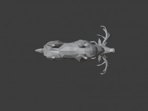deer lowpoly 3D मॉडल