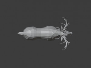 deer lowpoly 3D मॉडल