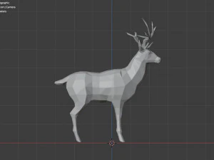 deer lowpoly 3D Model