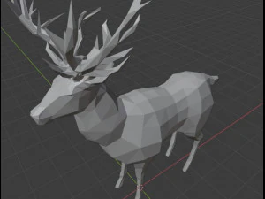 deer lowpoly 3D Model