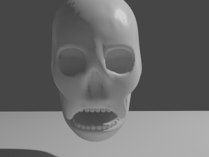 non human skull Modelo 3D