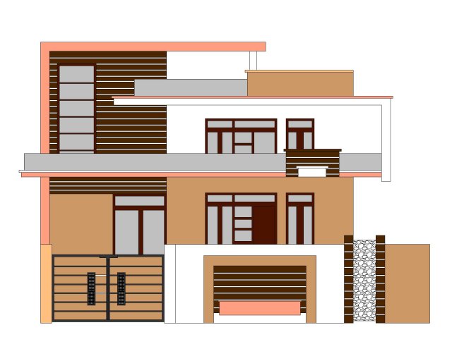 house Modelo 3D .c4d .max .obj .3ds .fbx .stl .blend 