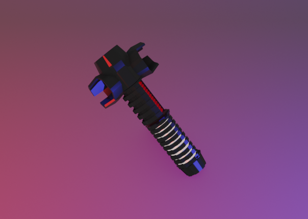 lightsaber 3D Модель .c4d .max .obj .3ds .fbx .stl .blend