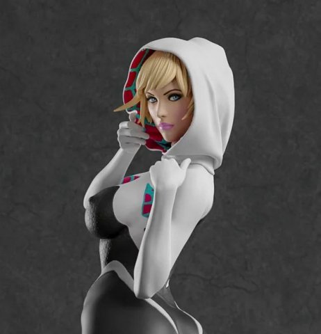 Spider Gwen - 3D print STL files 3D Принт Модель .c4d .max .obj .3ds .fbx .stl .blend 