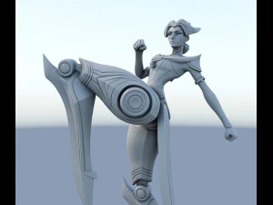 Camille - League of Legends - 3D Print-bestanden 3D printmodel