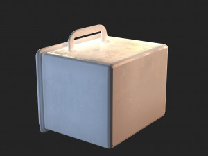 First Aid Box low-poly Modello 3D