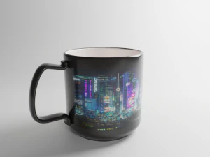 mug cyberpunk Model 3D