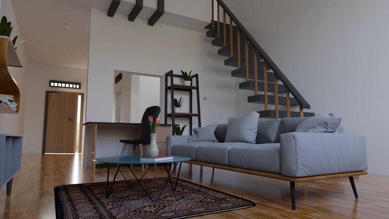 room interior design model 001 3D Model .c4d .max .obj .3ds .fbx .stl .blend