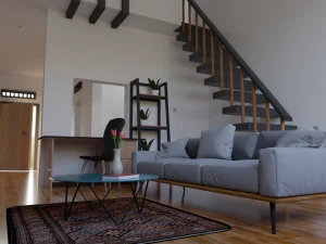 model desain interior ruangan 001 Model 3D