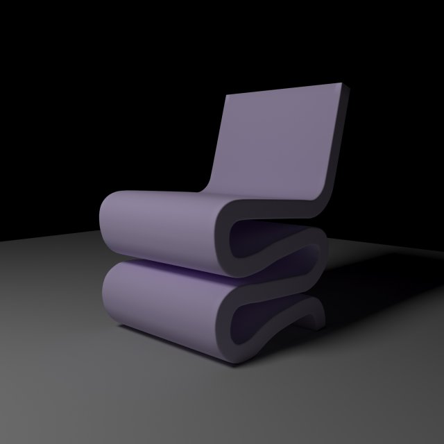 chair 3D 模型 .c4d .max .obj .3ds .fbx .stl .blend