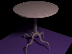 table Modelo 3D