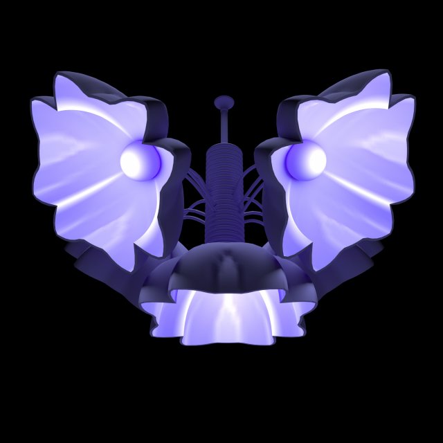 chandelier 3D Model .c4d .max .obj .3ds .fbx .stl .blend