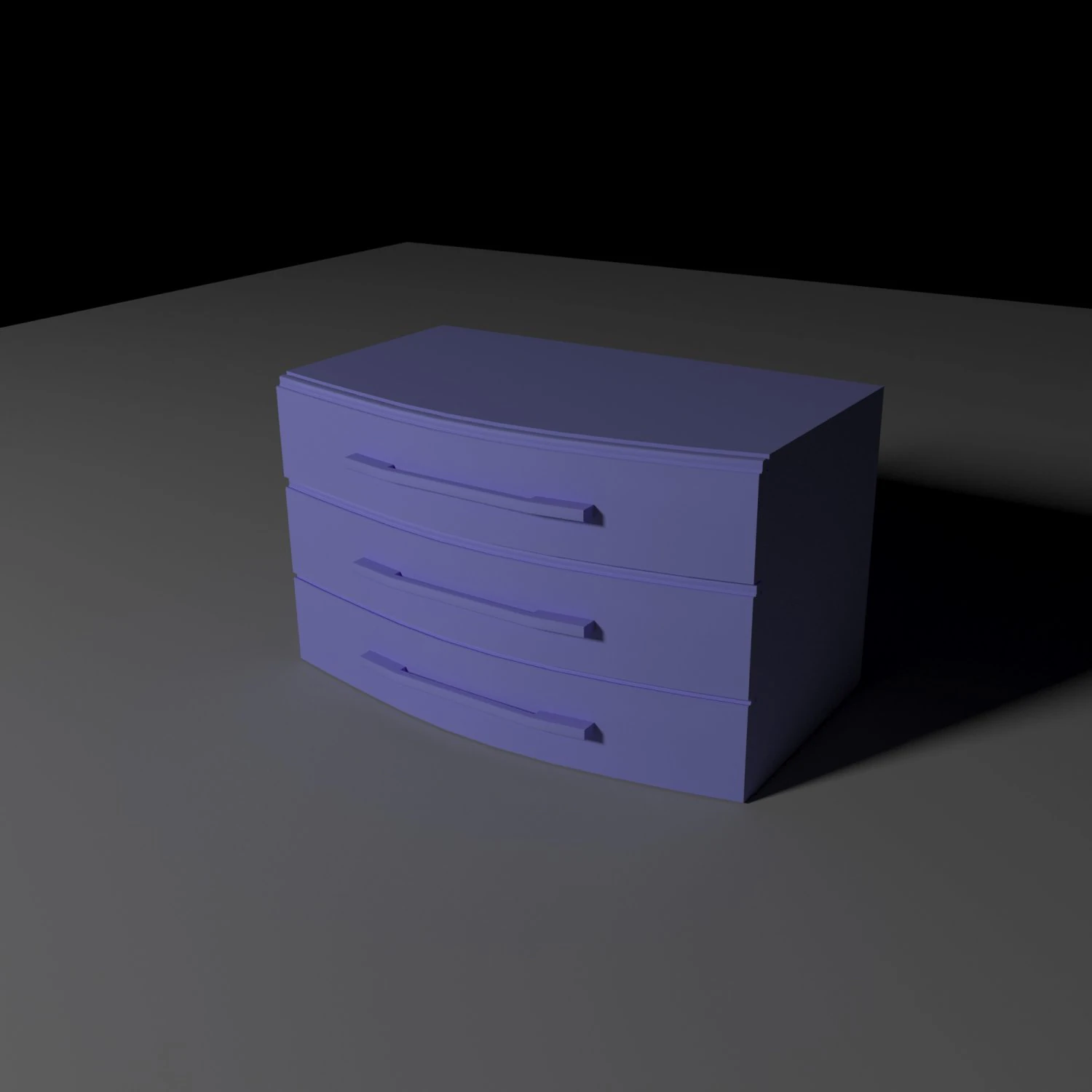 chest of drawers 3D Model .c4d .max .obj .3ds .fbx .stl .blend 