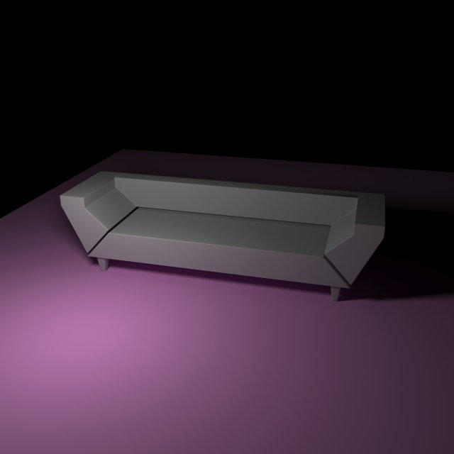 sofa Modèle 3D .c4d .max .obj .3ds .fbx .stl .blend 