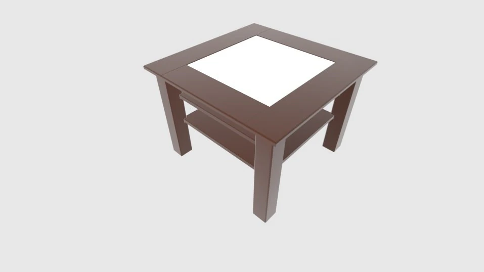 woodtable 5864 3D Model .c4d .max .obj .3ds .fbx .stl .blend 