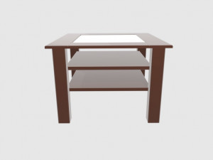 woodtable 5864 3D 模型